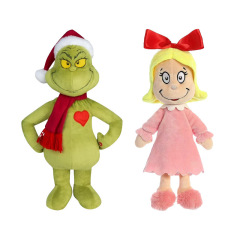 跨境新品 grinch 格林奇毛绒玩偶公仔