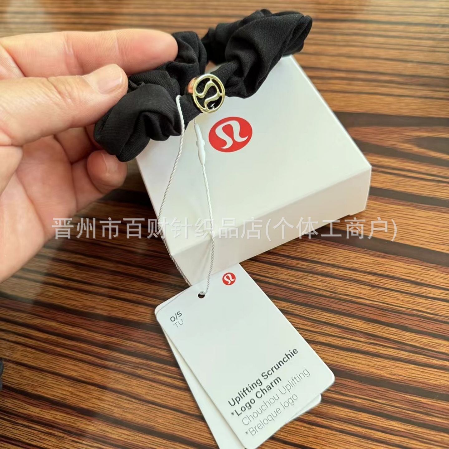 Lulu Hair Tie Scrunchie Women's Logo Hair Tie Solid Color Ponytail Hair Rope Elastic Hair Band Hair Tie