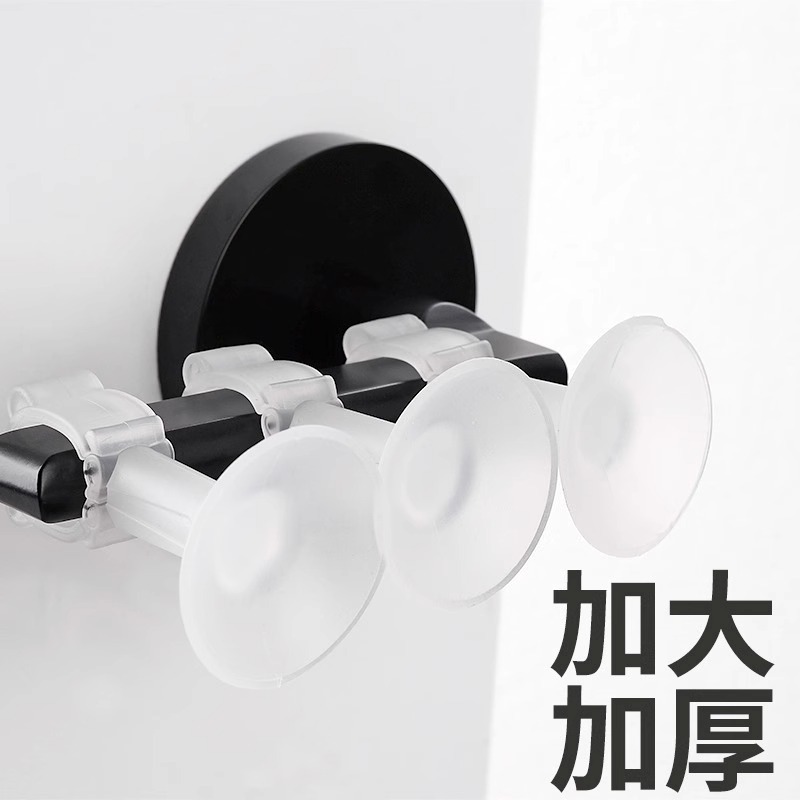 门吸免打孔新款硅胶门把手静音防撞垫卫生间卧室吸门阻门后门挡器