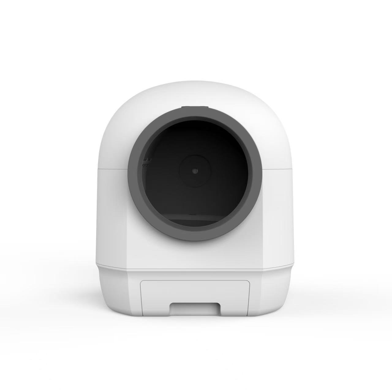 lavabo inteligente para gatos totalmente cerrado inodoro de limpieza automática semiabertura inodoro para gatos de gran capacidad fábrica de chaohong