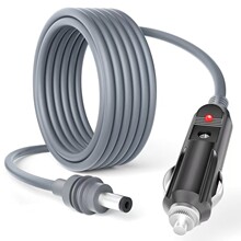 跨境热销Mini DC12V车充电源线批发跨境车载电源线现货点烟器DC线