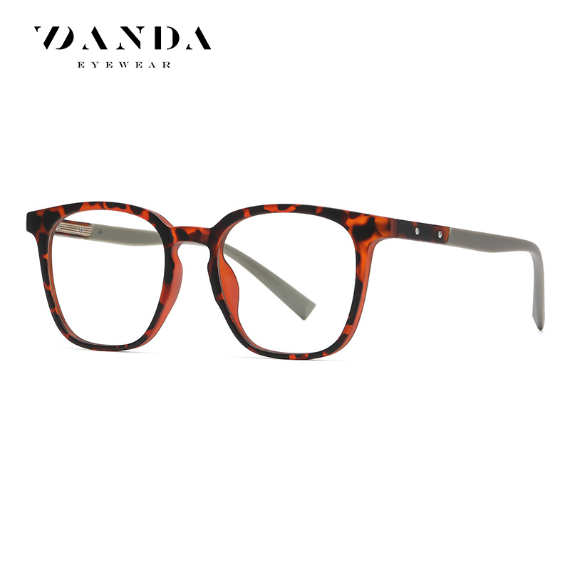 Nueva luz anti-azul gafas artísticas de los hombres retro gafas lisas TJ853 moda coreana TR90 miopía gafas marco mujeres