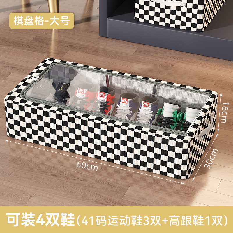 靴箱、靴収納用品、省スペース、透明靴箱、靴箱、ブーツ、靴ホルダー、ベッド底、折りたたみ式靴ラック|undefined
