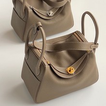 高端手工蜡线头层TC牛皮琳迪包医生包牛皮女包单肩手提腋下包