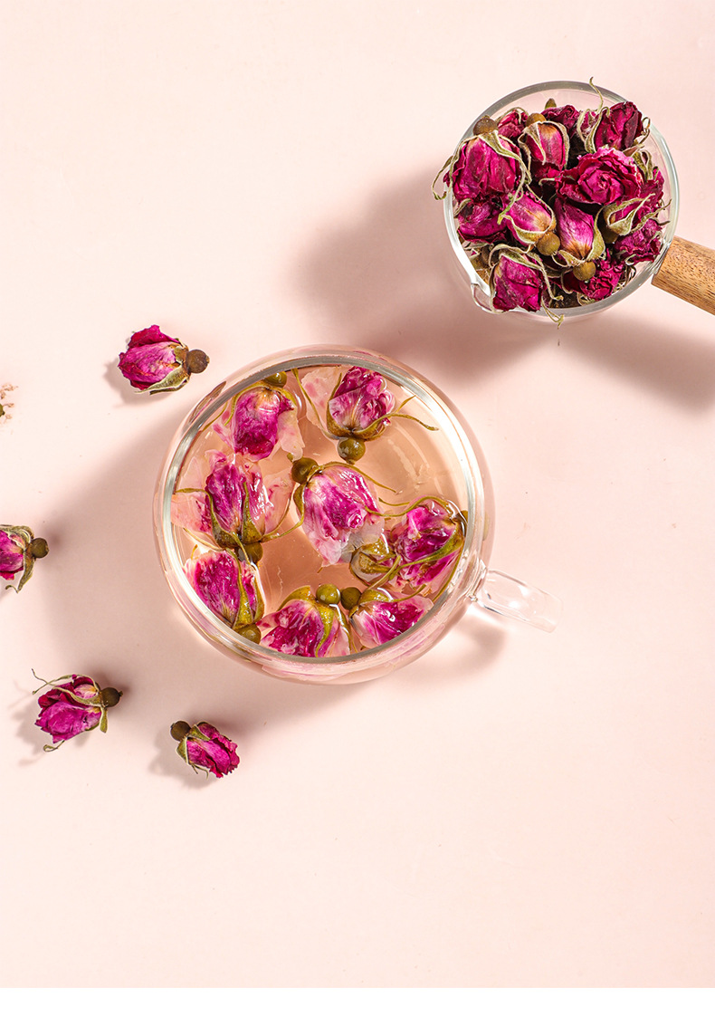 Dried Rose Bud Tea Mei Gui Hua 500g Loose Herbal Flower Tea from Shandong for Daily Brewing preparation