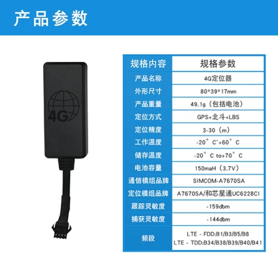 fixed instrument Vehicle BeiDou satellite – GPS Locator