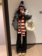 羽绒棉服女2025冬季新款加厚工装学院风小个子棉袄美式复古派克服