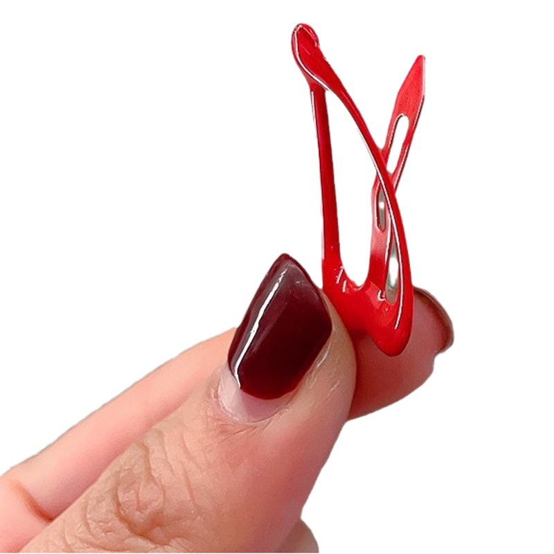 Estrella de la horquilla de los niños cabeza trasera pelo roto flequillo clip chica lado color pequeño tamaño horquilla estrella de cinco puntas lindo