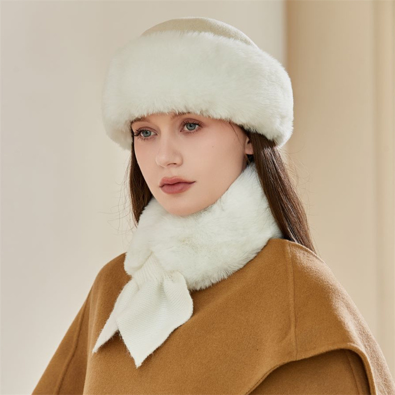Gorro ushanka y cuello térmico para hombre peluche invierno_voghion.com