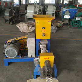 宠物店养殖40饲料膨化机图片 青岛市水产类鱼饲料机优惠价格