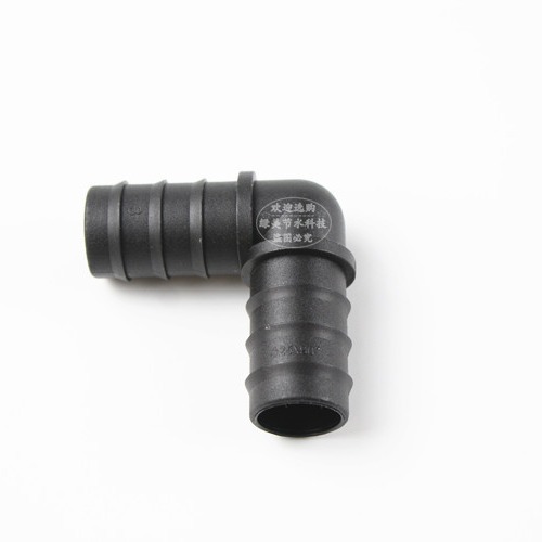 25 PE tubo codo púbido tubo PE tubo enchufe de ángulo recto microrroyector tubería de goteo accesorios de tubería 6 tuberías image 3