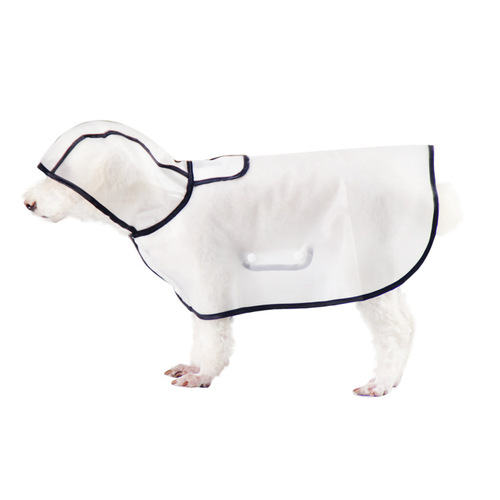 Pet it tpu puppy raincoat poncho teddy dogfight Shiba Inu corgi pet transparent raincoat small dog
