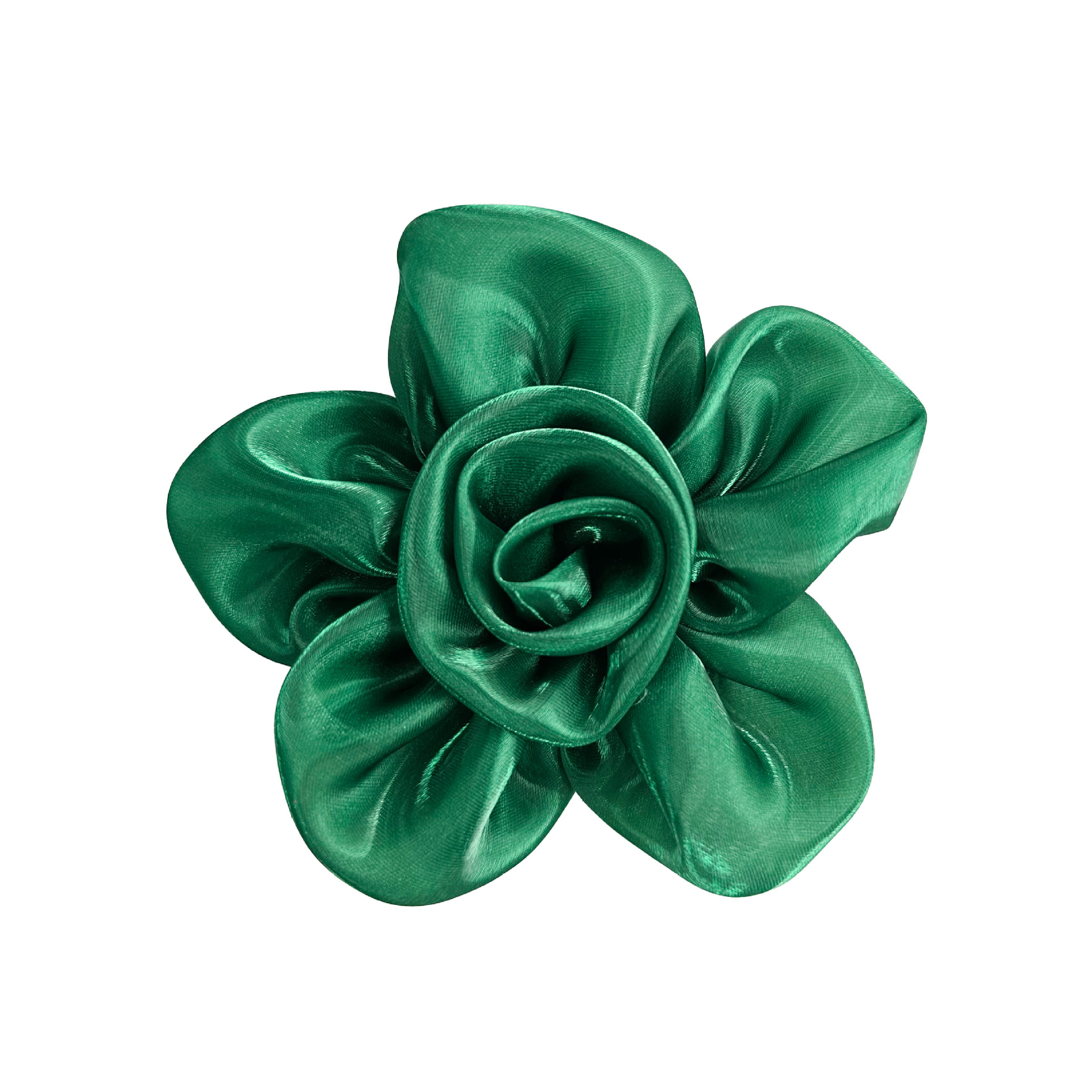 11.6cm fábrica directa accesorios de flores zapatos accesorios de ropa satén flores hechas a mano clip de cabello ropa diy