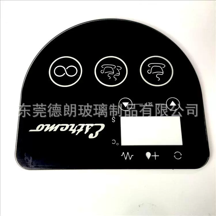 丝印电子玻璃磨边深加工工厂源头直供钢化加工钢化玻璃钻孔深加工