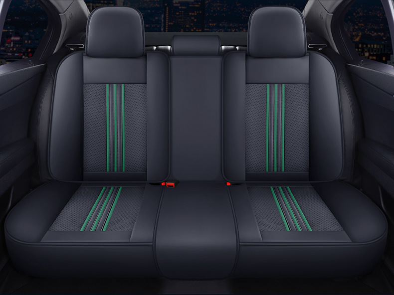 25 Years New Model Three-Piece Lumbar Support Full Leather Car Seat Cushion, Suitable for All Seasons, Comfortable and Breathable, Factory Exclusive for Cross-Border Supply