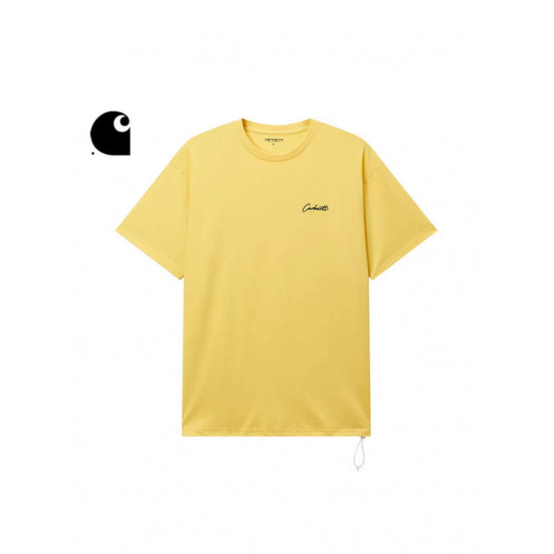 Complete Set of Tags, American-Style Trendy Brand Carhartt Classic Letter Embroidery Short-Sleeve Unisex T-Shirt, Heavyweight T-Shirt Complete Set of Tags, American-Style Trendy Brand Carhartt Classic Letter Embroidery Short-Sleeve Unisex T-Shirt, Heavyweight T-Shirt