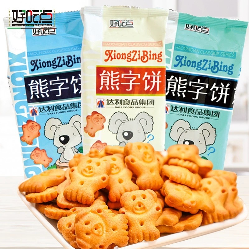 达利园好吃点熊字饼干115g儿童饼干熊仔酥性饼干休闲零食品|undefined
