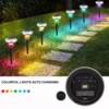 solar energy Inserted lights Lawn RGBW Colorful Light perception solar energy suit Amazon Specifically for