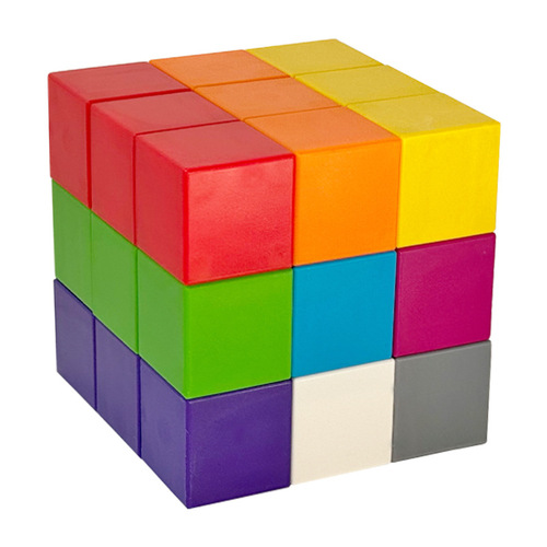Magnetic Cube 2.5cm, 6-sided magnetic primary school math teaching aid, number block, Xueersi model