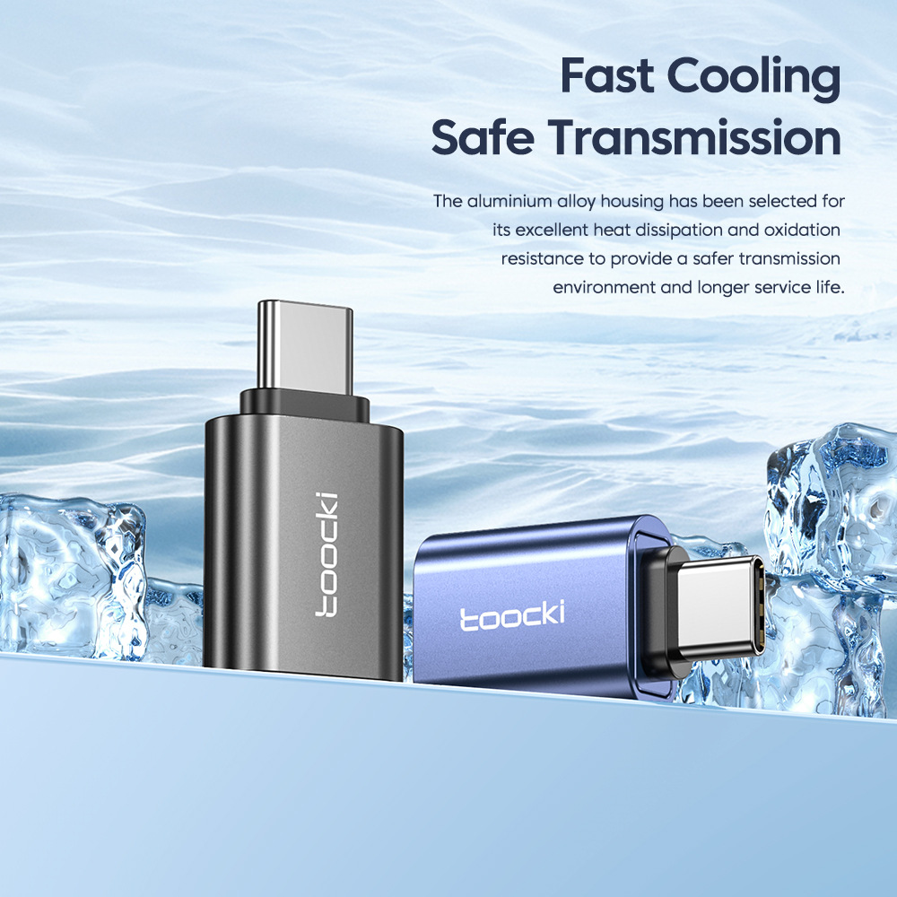 Toocki nuevo Xiaoyi USB3.0 A Adaptador de tipo C OTG adaptador de cable de datos adaptador de teléfono móvil