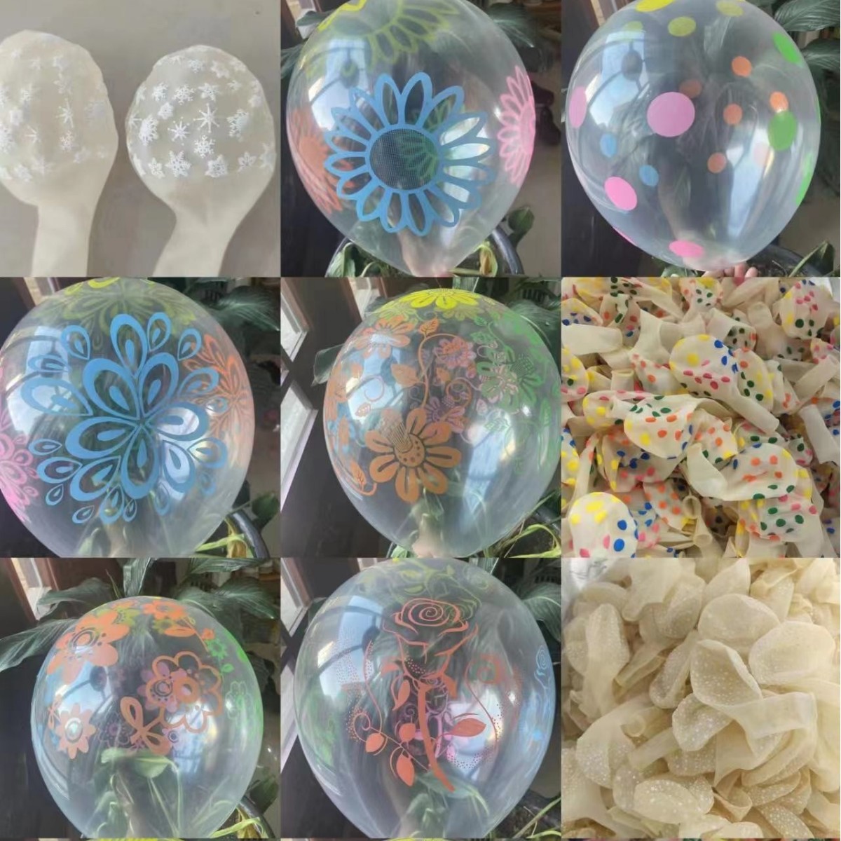 Globos Personalizados de 12 Pulgadas con Diseño de Lunares, Globos de Animales, Globos de Vaca, Decoración para Salón de Bodas, Decoración para Fiestas, Propuesta de Matrimonio con Lunares, Hojas, Flores Completas.