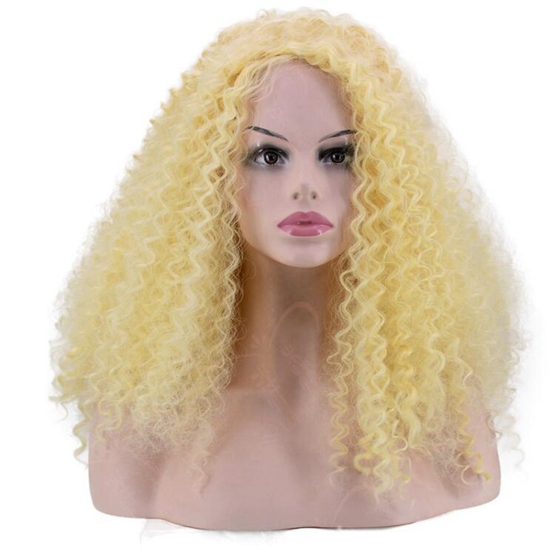 Peluca de cosplay, fiesta de Halloween, juego de cabeza, punto medio, blanco y negro, punto medio, gradiente, peluca de rollo largo europea y americana