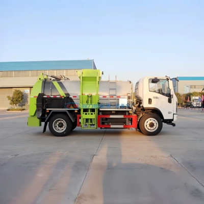 Elektrik zibil maşınları Food Waste Truck with Multiple