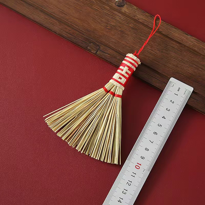 Dragon Boat Festival hecho a mano bricolaje bambú barco dragón barco ajenjo bolsita ramo embalaje decoración de la puerta colgante joyería de coche hecha a mano