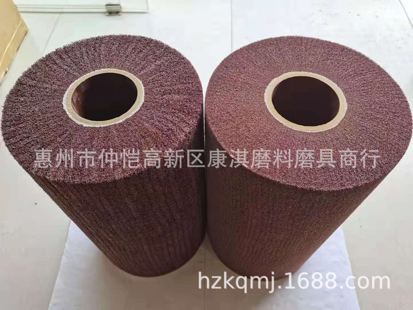 不织布尼龙纤维辊轮刷230*400*76.2mm孔飞翼轮百洁布抛光拉丝轮