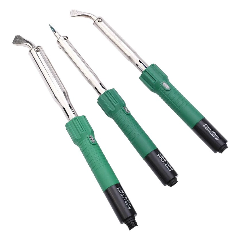 Topson Tools Мощный Электрический паяльник 100 Вт с плоской головкой и паяльником с лампой 30W60W заостренный внешний термоэлектрический паяльник