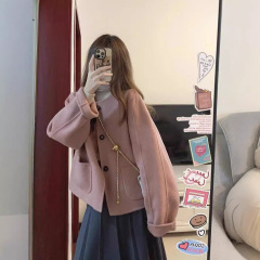 レトロ高級感ショートピンクの毛ですね。