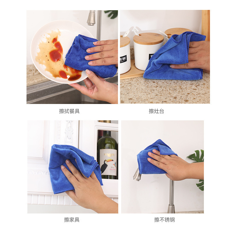 toalla especial de limpieza absorción de agua toallas de lavado de platos gruesas no es fácil de perder cabello limpieza doméstica lavado de automóviles limpieza de vidrio