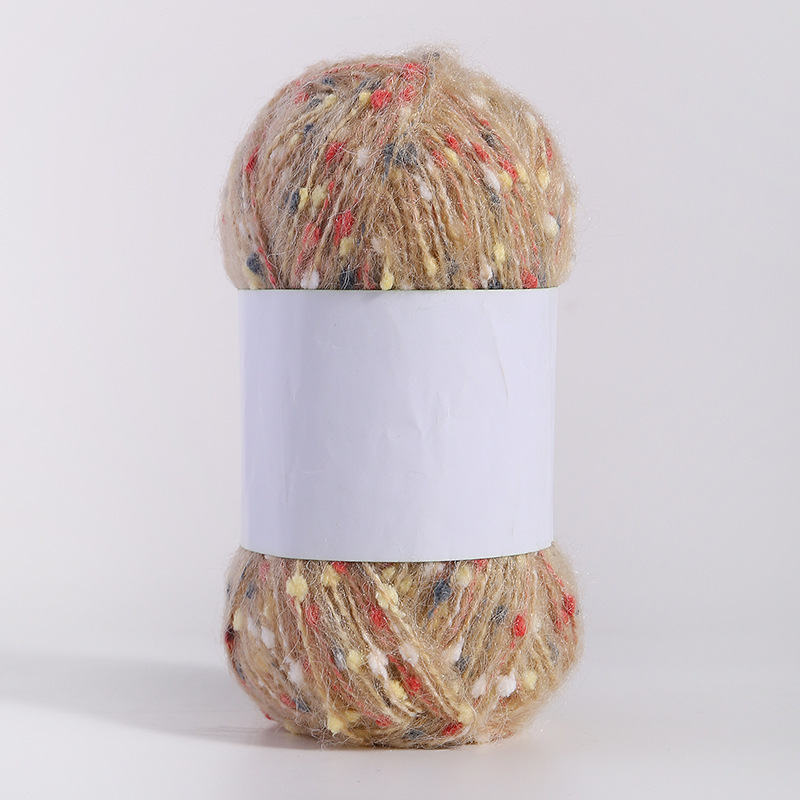 Doudou hilo hilo de bufanda hilo de lana punto de color mohael hilo tejido a mano diy arco iris tenis de mesa hilo mixto hilo de punto de pareja