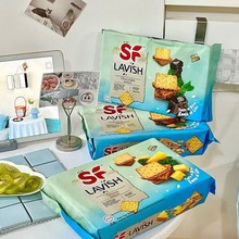 SHOONFATT拉威士花生酱巧克力味干酪芝士夹心饼干马来西亚原装