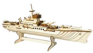 Laser board (Cruiser) 3D wooden three-dimensional puzzle model