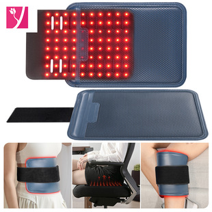 Cross-border LED red light belt detachable two-in-one cushion infrared physiotherapy pad hot compress phototherapy knee pad