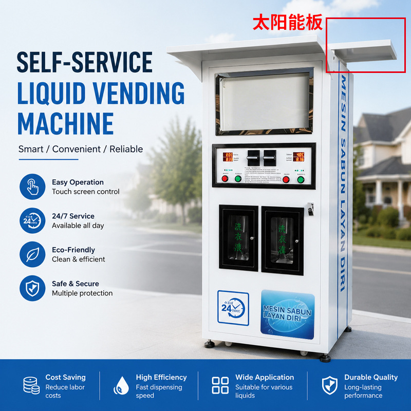 automatic washing powder solar-powered