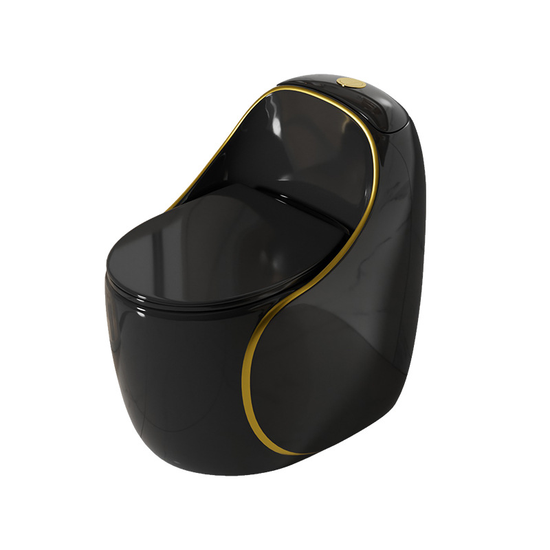 Inodoro creativo, inodoro para el hogar, personalidad, cerámica de color en forma de huevo, bombeo de agua, proyecto de hotel al por mayor