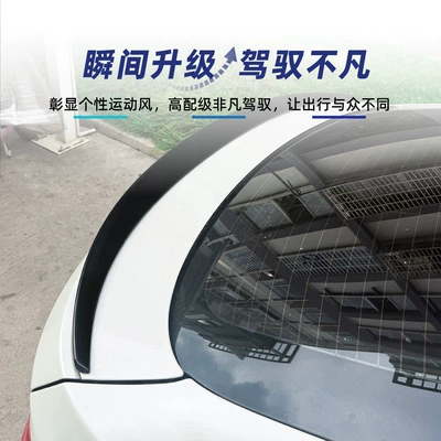 ABS rear spoiler, wind – Fixed wind wing