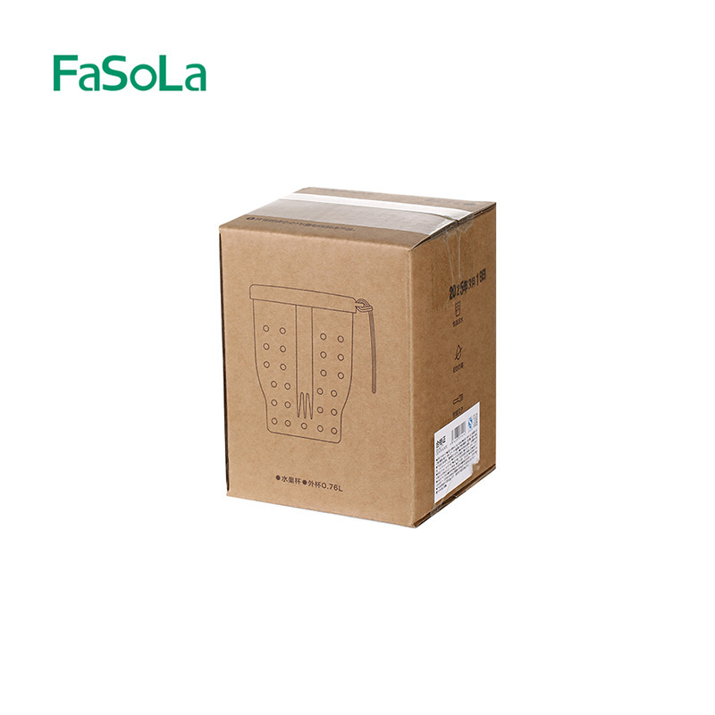 FaSoLaフルーツカップ車載ポータブル水切り付フォーク朝食カップ外付けピクニックフルーツサラダカップ|undefined