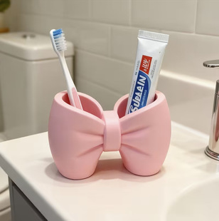 �羳3D��ӡBowknot toothbrush holder/pen holder�����Y��ˢ��/