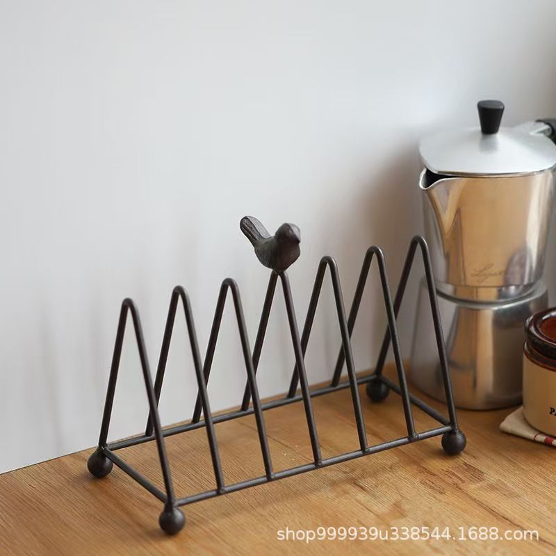 Bird-Shaped Triangular Bookshelf, Magazine Rack, Plate Rack, Sorting and Organizing Rack, Home Storage, Decorative and Practical Ornament Storage
