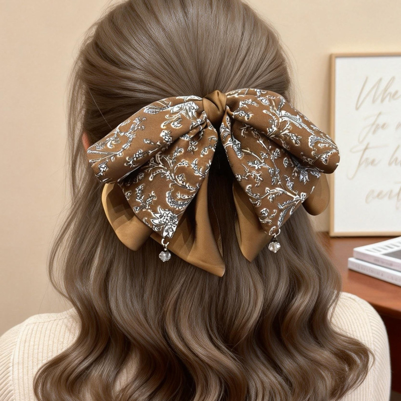 Заколка для хвоста 580 кофейного цвета