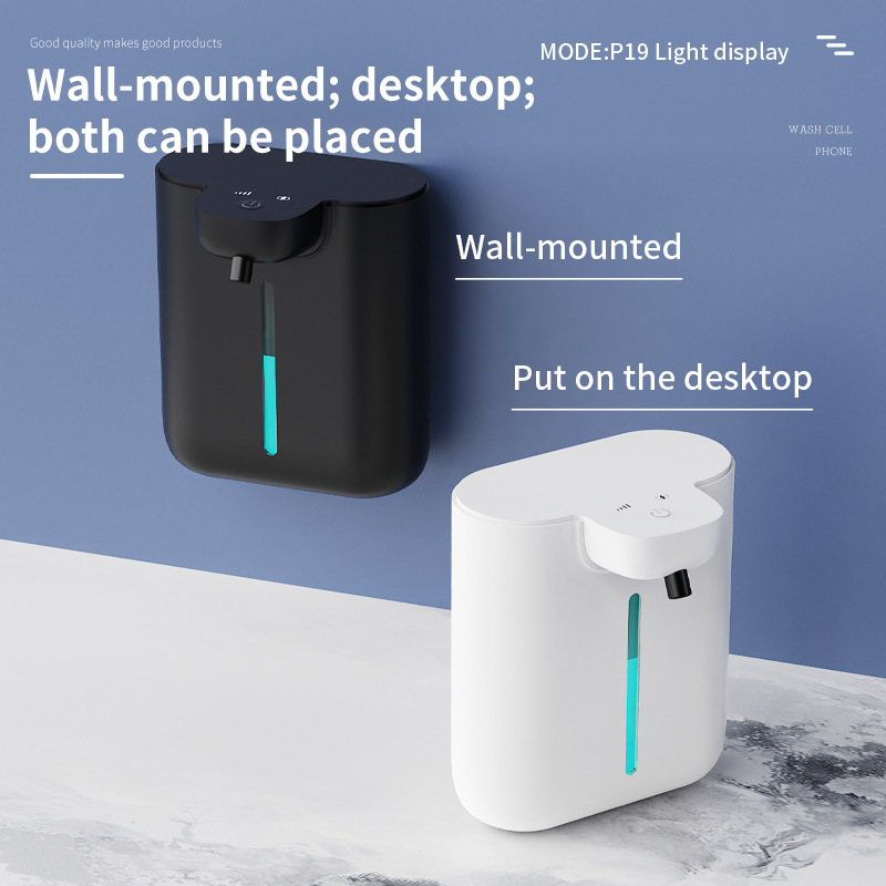P19 Foam Dispenser Smart Sensor Soap Dispenser for Home Desktop Wall-Mounted Automatic Hand Sanitizer Machine Fully Automatic P19 Foam Dispenser Smart Sensor Soap Dispenser for Home Desktop Wall-Mounted Automatic Hand Sanitizer Machine Fully Automatic