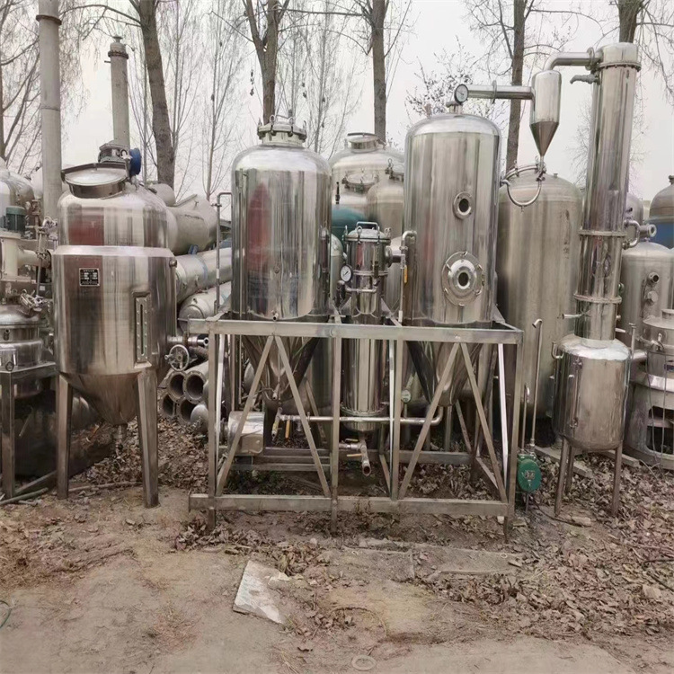 出售出售500升浓缩提取机组一套   多功能植物精油提炼蒸发器