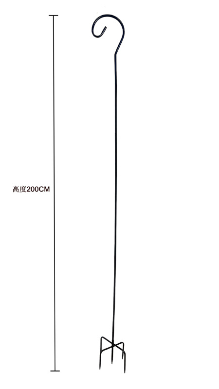 春の売れ筋屋外公園庭庭蜂の花給水器鉄製羊飼いフック吊りロッド地面プラグ防水|undefined