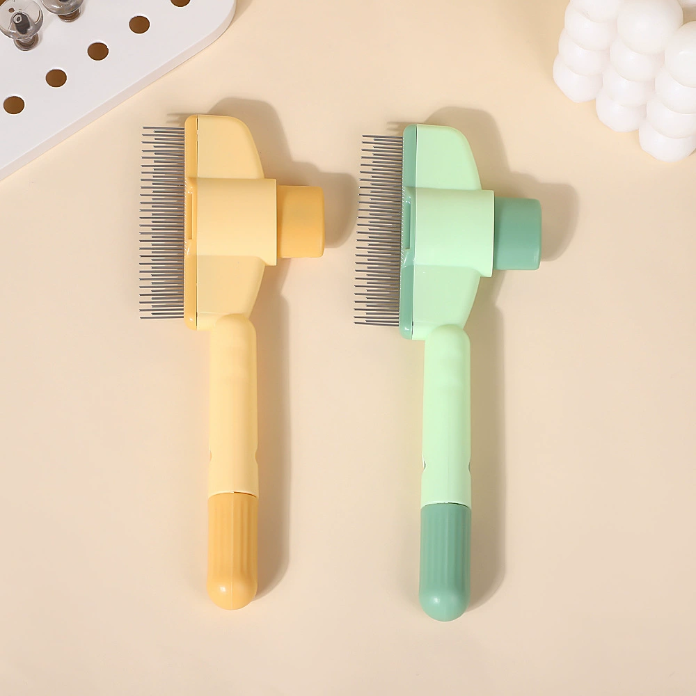 Домашние питомцы Собаки Кошки Расческа для Плавающие Волосы Стальные иглы Очистка Массажная щетка для удаления волос