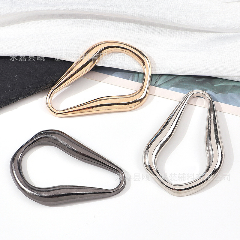 Europa y los Estados Unidos bañador de decoración hebilla de aleación de forma especial accesorios de ropa bolsas de zapatos hebilla de cadena accesorios de zinc hebilla de ropa