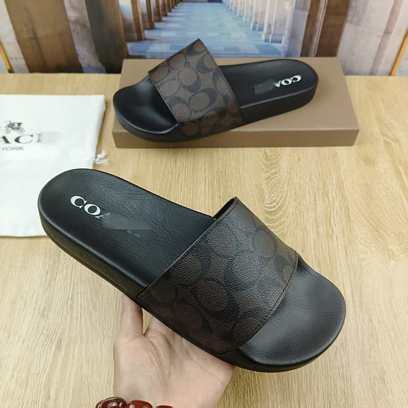 American, European, and Southeast Asian Cross-Border Foreign Trade Men's and Women's Summer Slippers, Koujia Flat-Soled Flip-Flops, Coa Letter Sandals