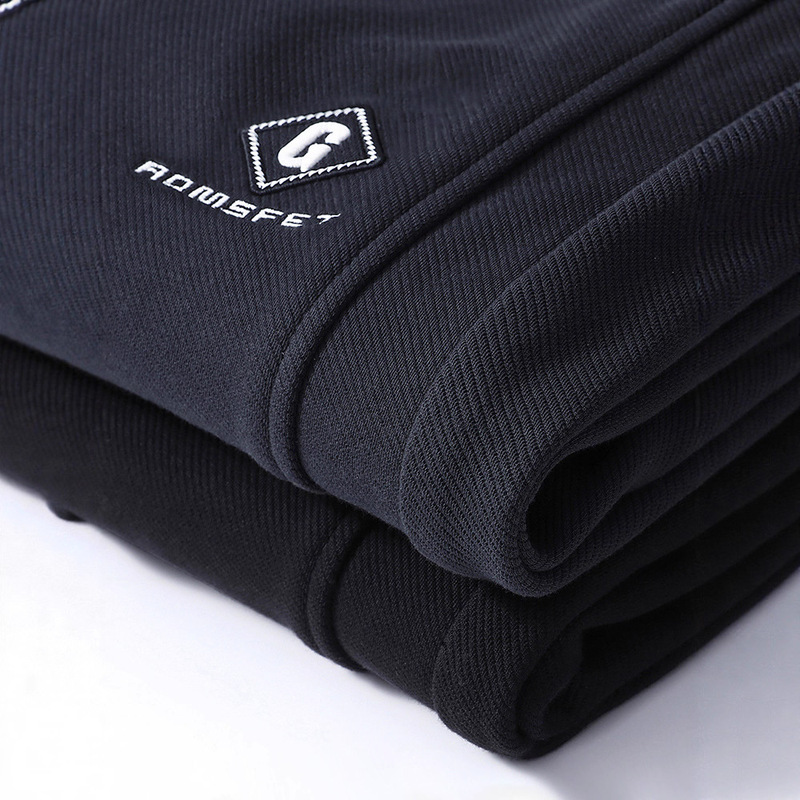 Winter Loose Men's Sweatpants Autumn and Winter Corduroy Fleece-Lined Thickeneded Winter Leggings Drawstring Sports Men's Pants